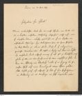 Nachlass Franz Steindachner, Brief von Luschan an Franz Steindachner (02.10.1882), Inv.Nr. 320.01, Seite 1